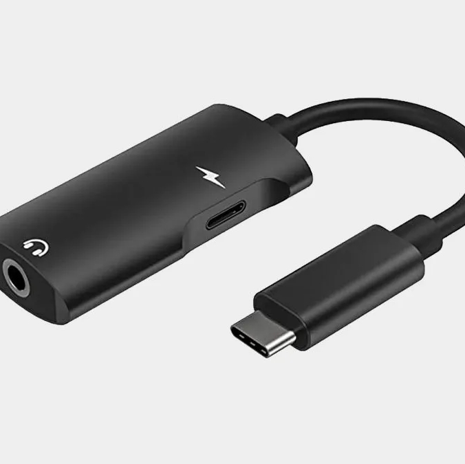 USB C 至 3.5 毫米耳机插孔适配器